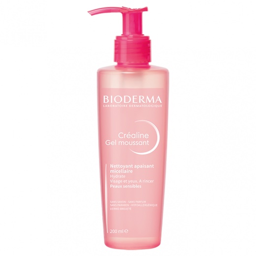 Bioderma crealine nettoyant moussant