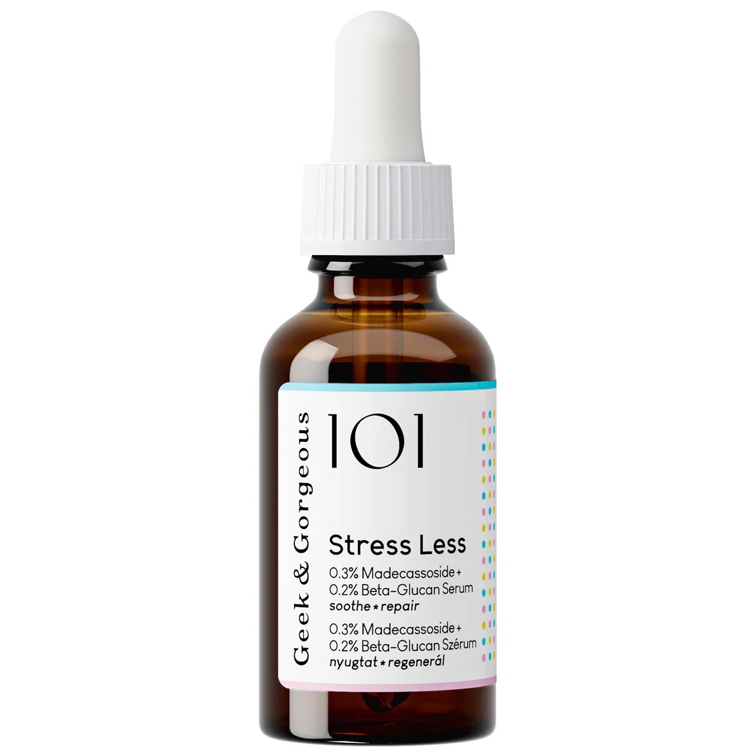 Geek & gorgeous Stress less 
serum reparateur