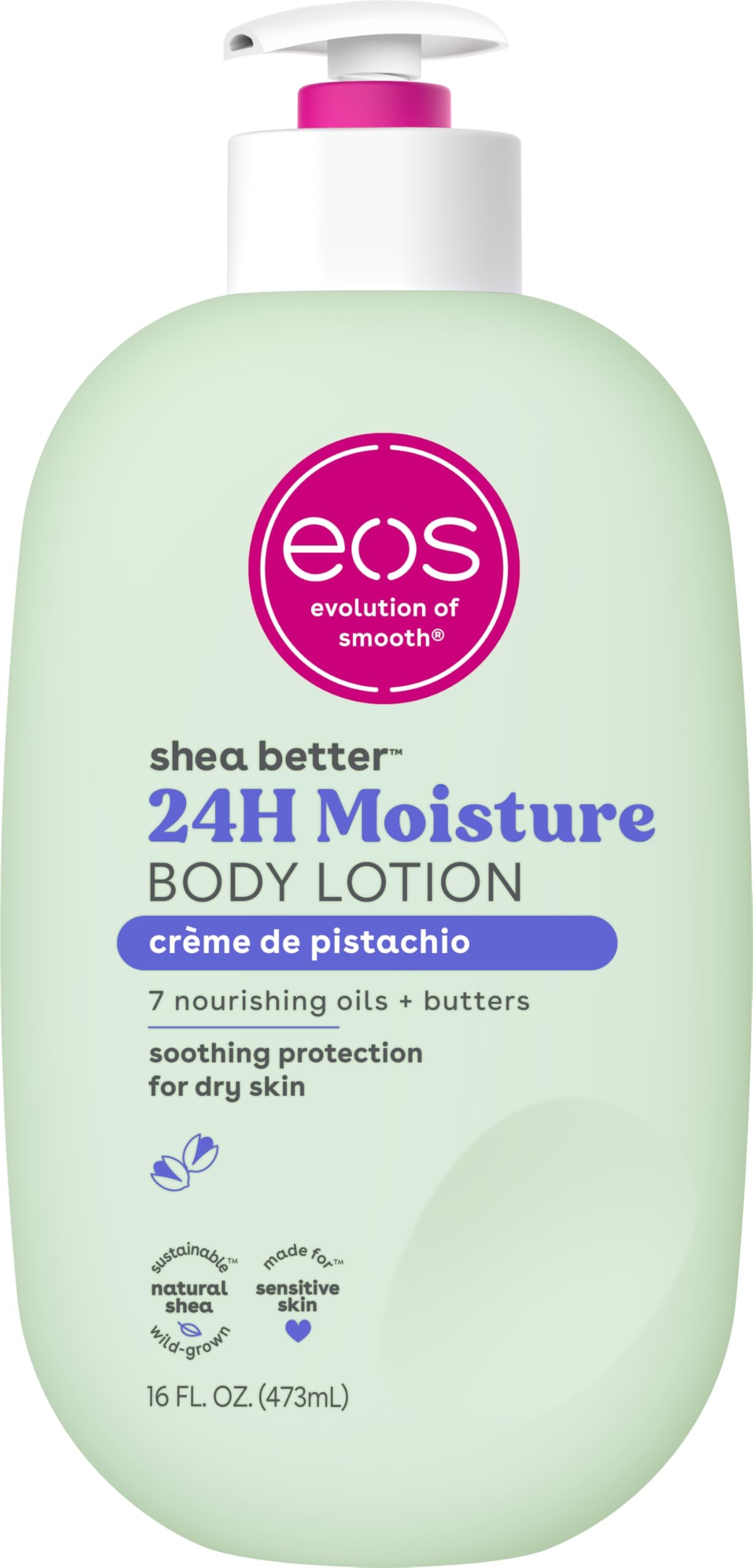 Eos pistachio lotion
