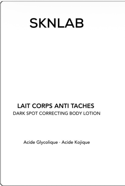 SKNLAB LAIT CORPS ANTI TÂCHE